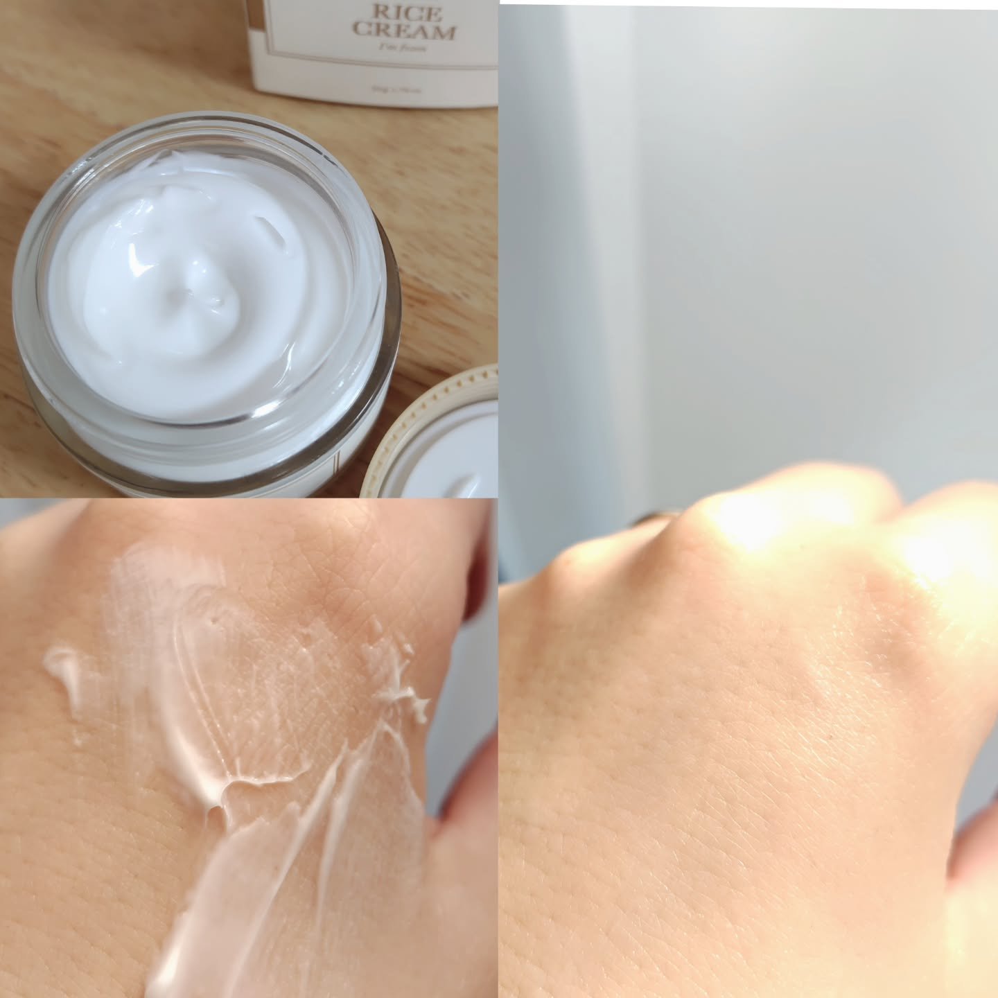 ライスクリーム/I'm from/フェイスクリームを使ったクチコミ（3枚目）