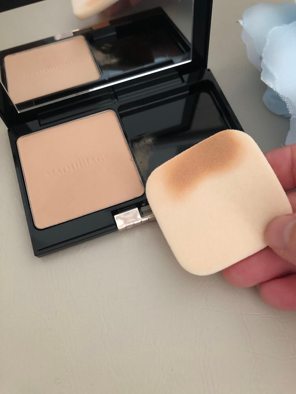 ドラマティックフェイスパウダー/マキアージュ/プレストパウダーを使ったクチコミ(5枚目)