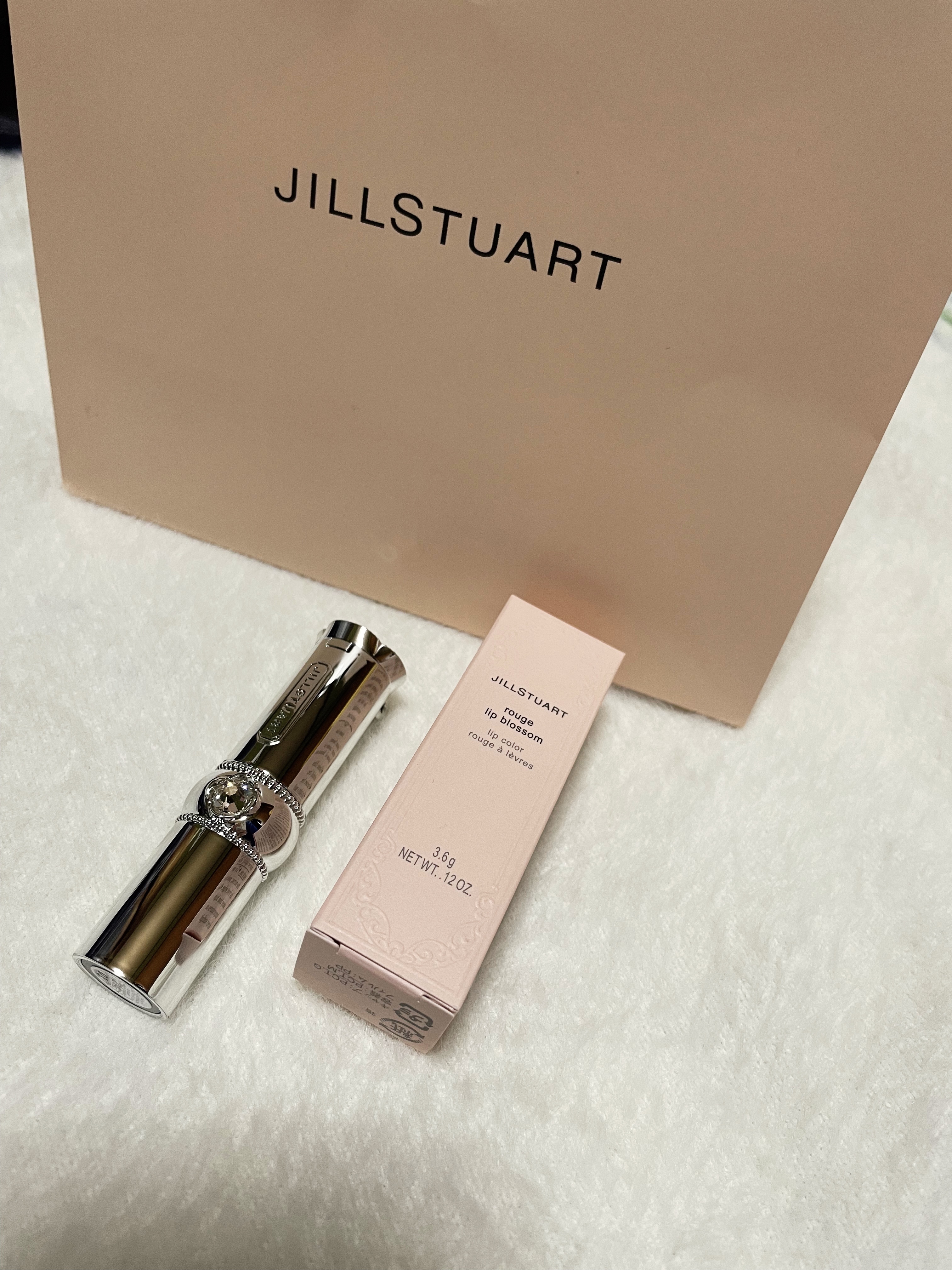 ジルスチュアート ルージュ リップブロッサム/JILL STUART/口紅を使ったクチコミ（1枚目）