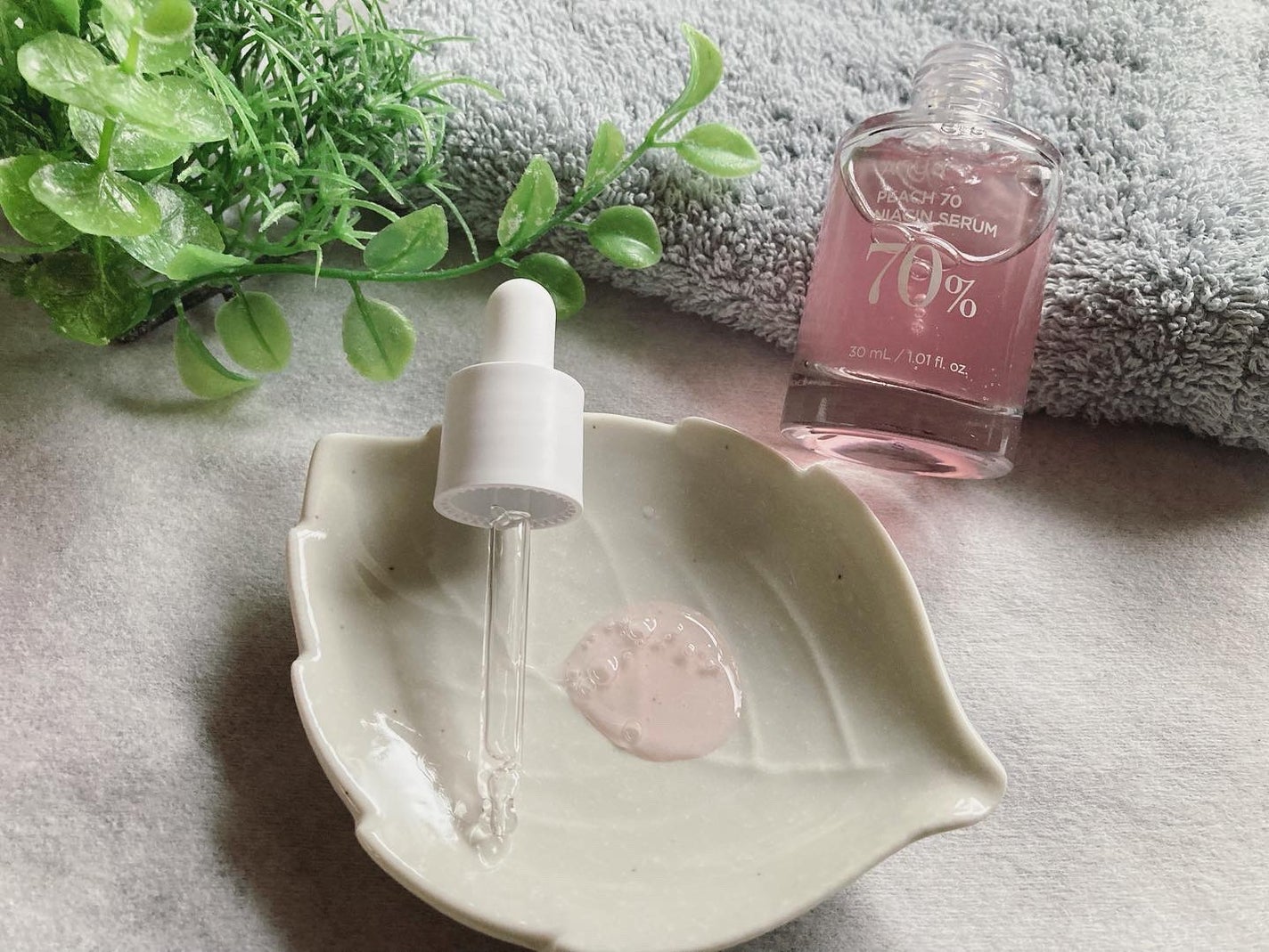 桃70%ナイアシンセラム/Anua/美容液を使ったクチコミ(2枚目)