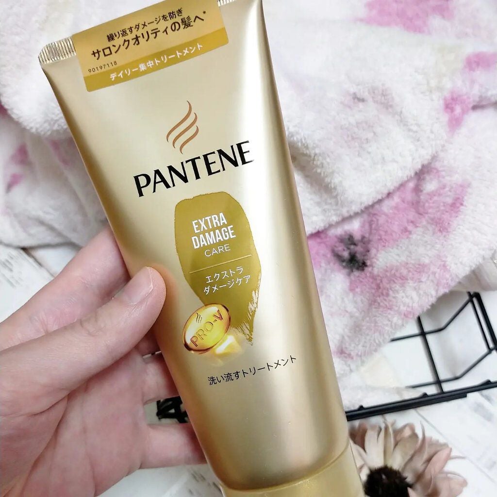 エクストラダメージケア デイリー補修トリートメント/パンテーン/洗い流すヘアトリートメントを使ったクチコミ(2枚目)