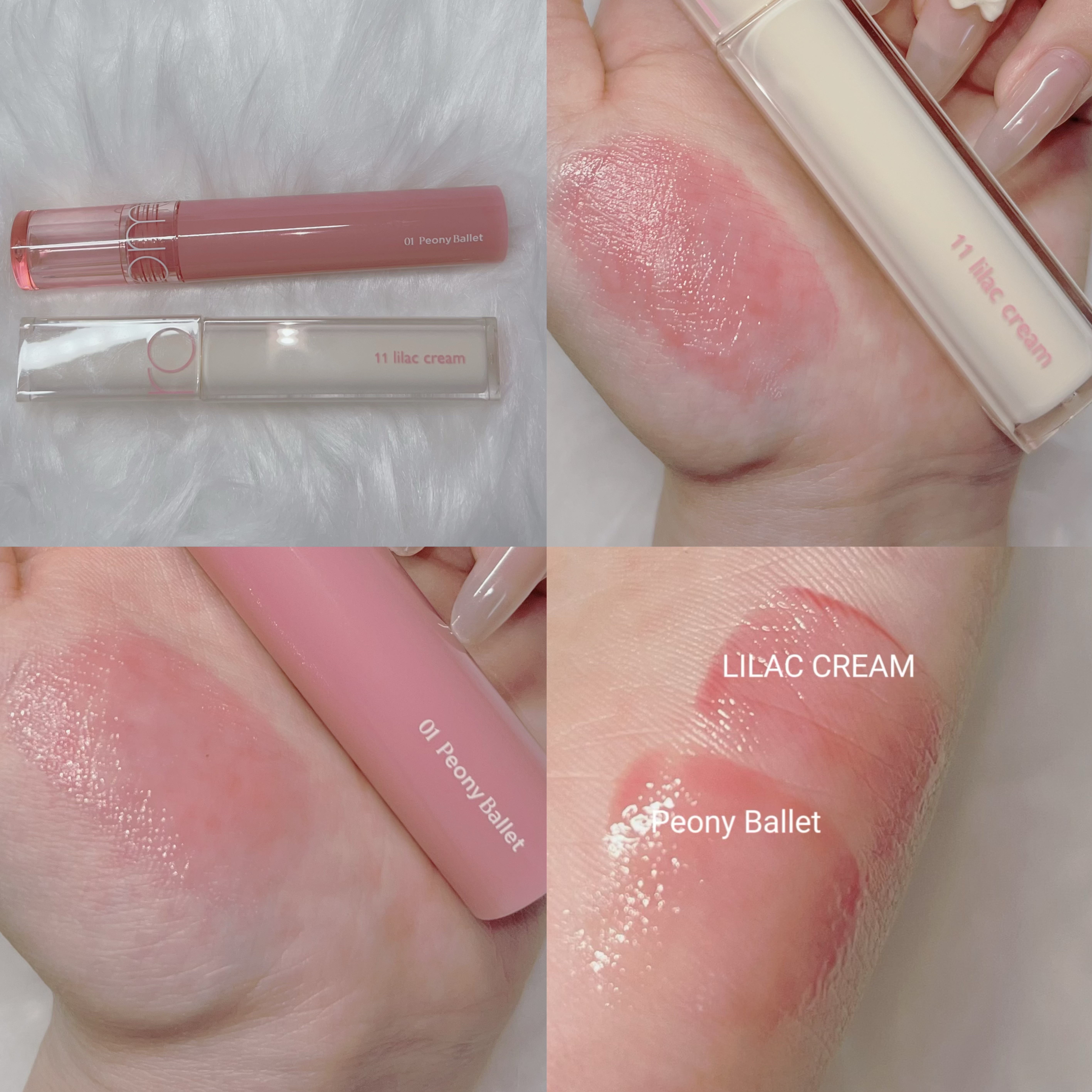 グラスティングカラーグロス/rom&nd/リップグロスを使ったクチコミ（1枚目）