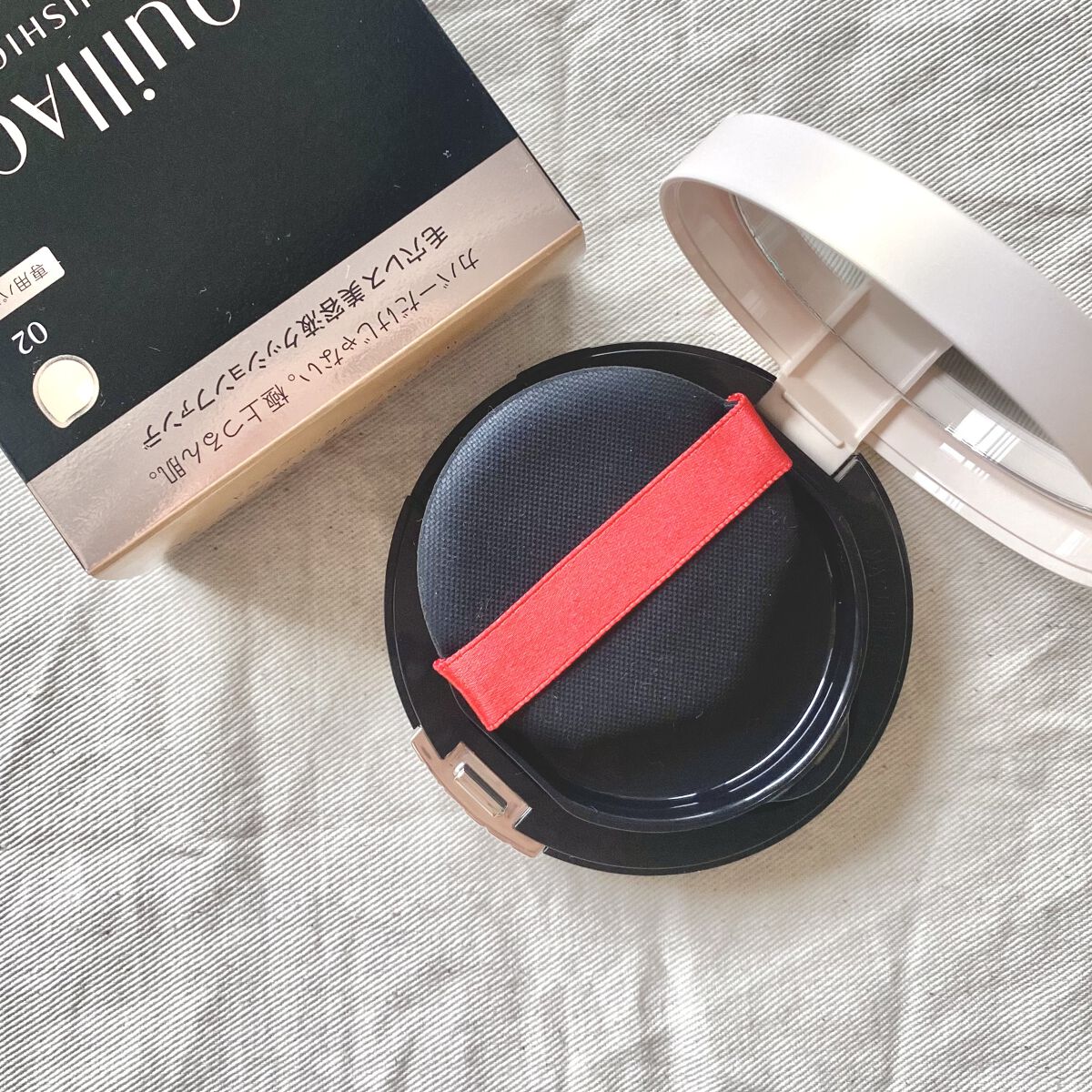 ドラマティッククッションジェリー/マキアージュ/クッションファンデーションを使ったクチコミ（2枚目）