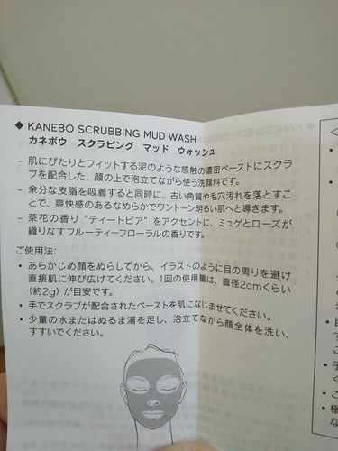 スクラビング　マッド　ウォッシュ/KANEBO/洗顔フォームを使ったクチコミ（4枚目）