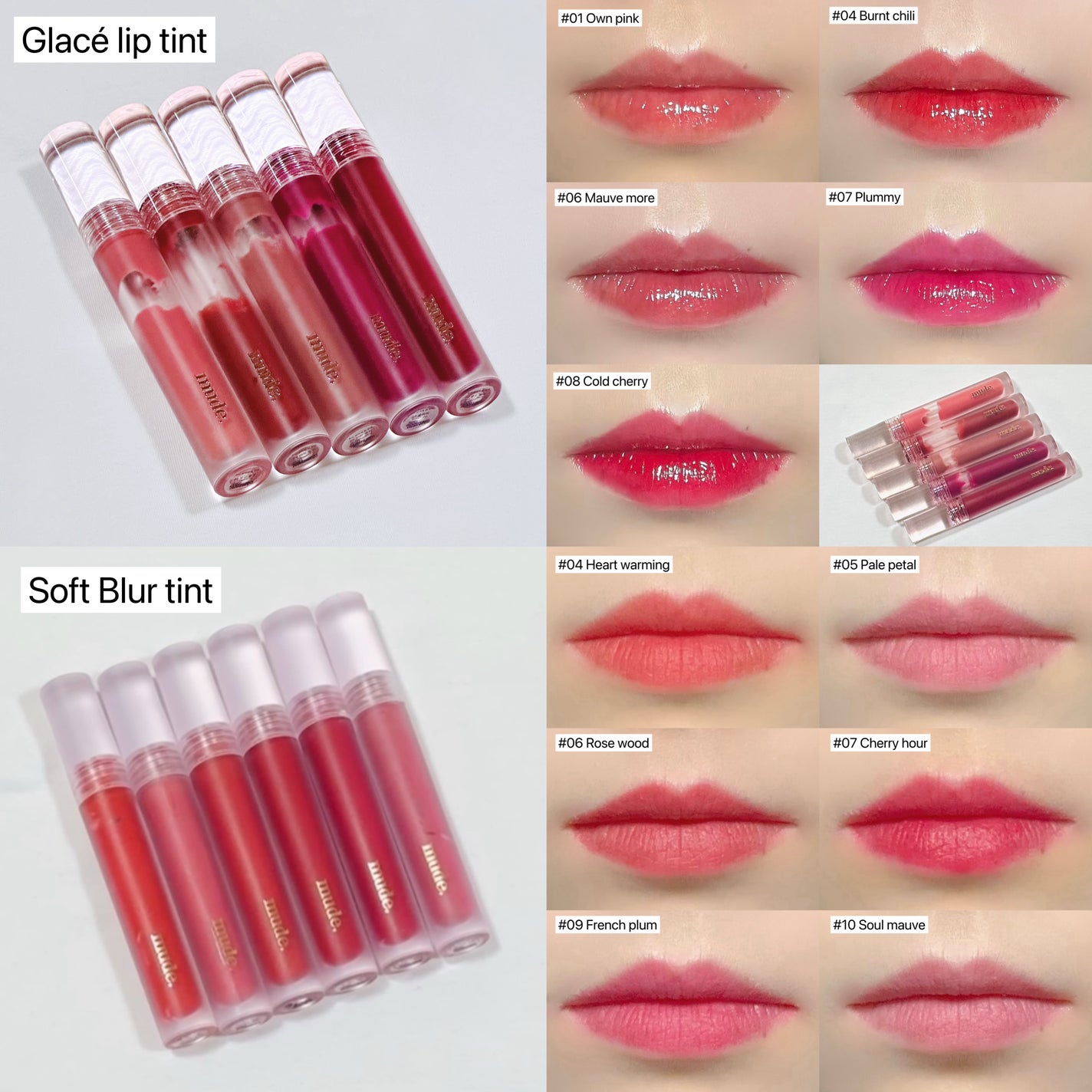 グラッセリップティント/mude/リップティントを使ったクチコミ(2枚目)