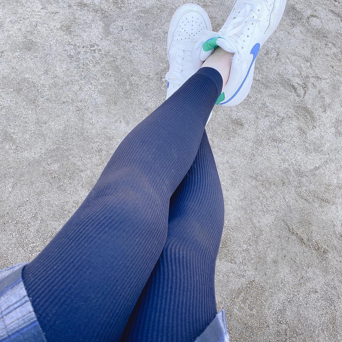 ベルシアーリブステッチ/BELLE SERIES/着圧ソックス・レギンスを使ったクチコミ（3枚目）