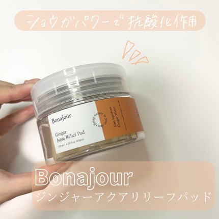 ジンジャーアクアリリーフパッド 60枚/Bonajour/トナーパッドを使ったクチコミ(1枚目)