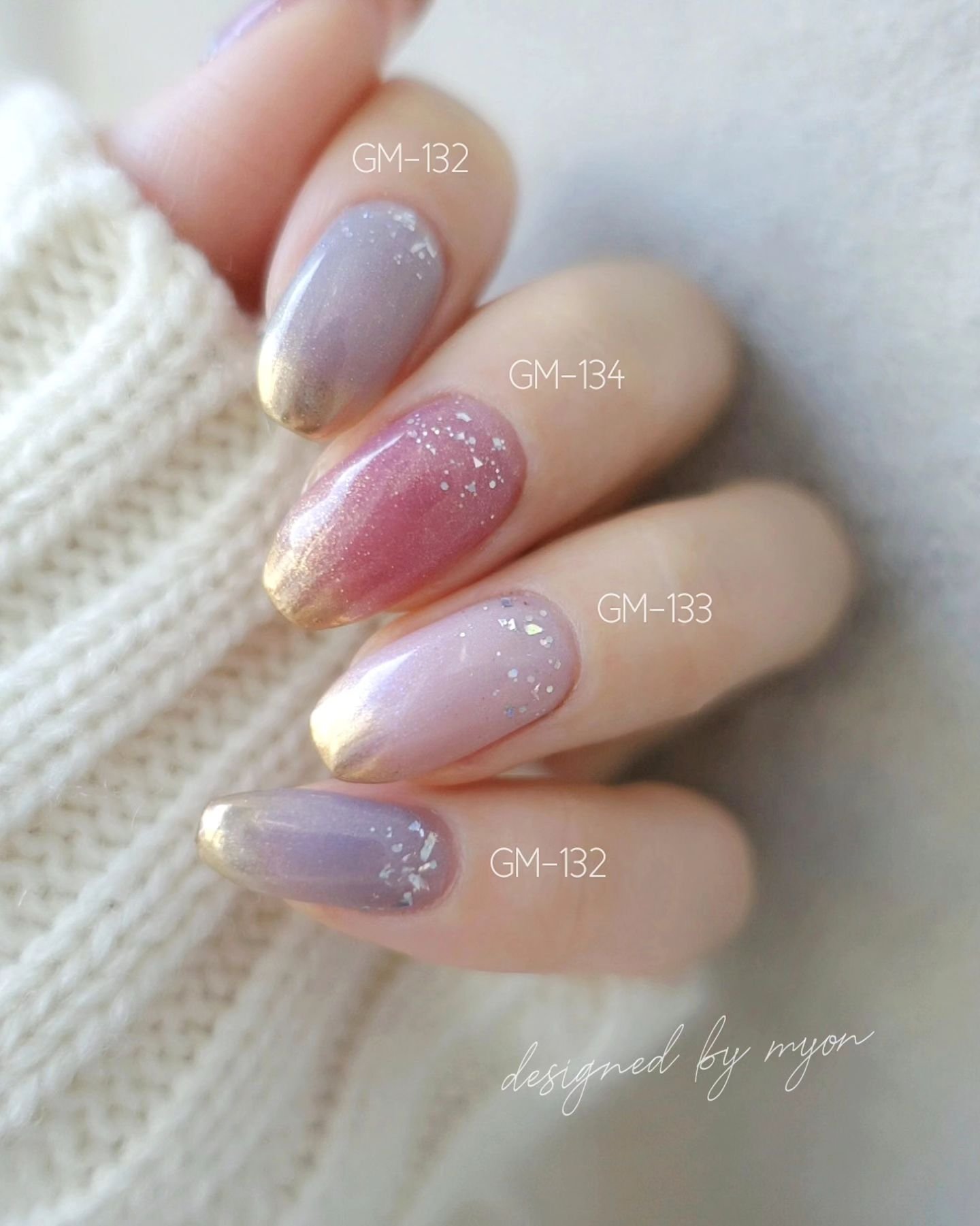 ジェルネイル GMC03 トッピングシュガー/ジェルミーワン/ジェルネイルを使ったクチコミ（2枚目）