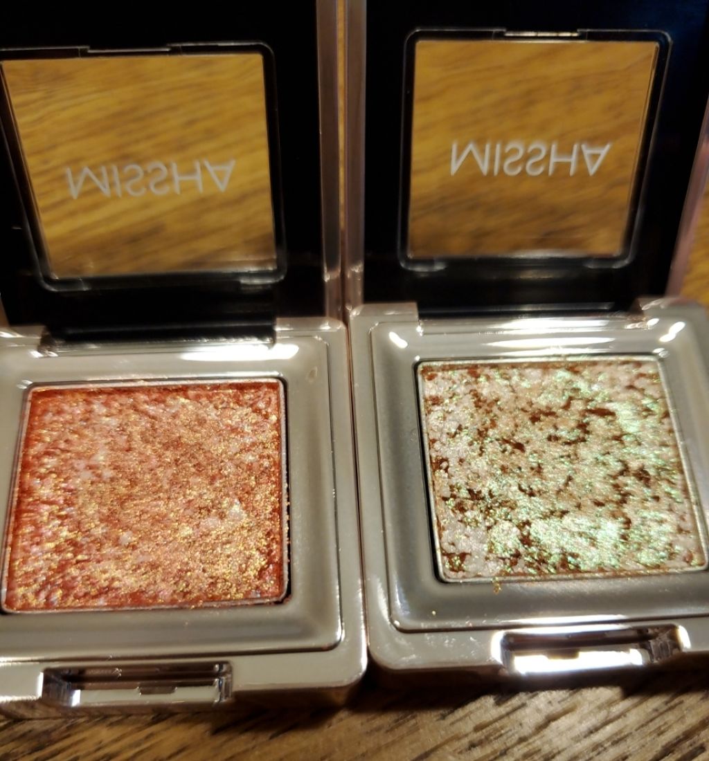 グリッタープリズム シャドウ/MISSHA/グリッターを使ったクチコミ(1枚目)