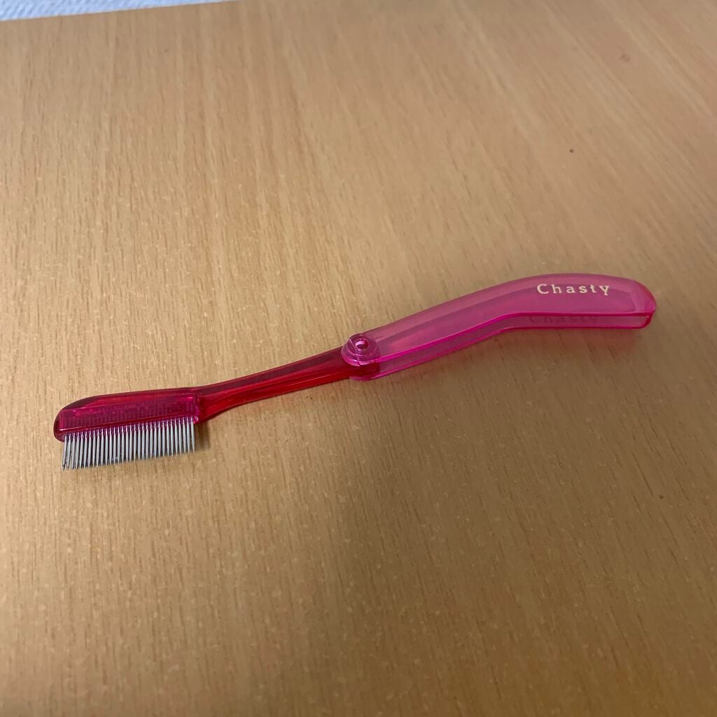 マスカラコーム メタルN(ナチュラル)/チャスティ/その他化粧小物を使ったクチコミ(2枚目)