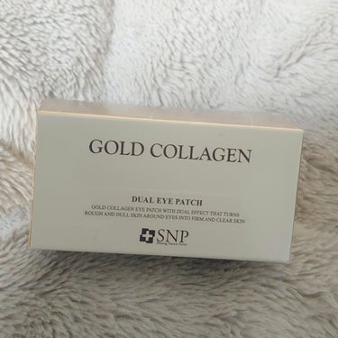 SNP GOLD COLLAGEN DUAL EYE PATCHのクチコミ「SNP
GOLD COLLAGEN DUAL EYE PATCH


爆誕はちょっと誇張かもし.....」（2枚目）