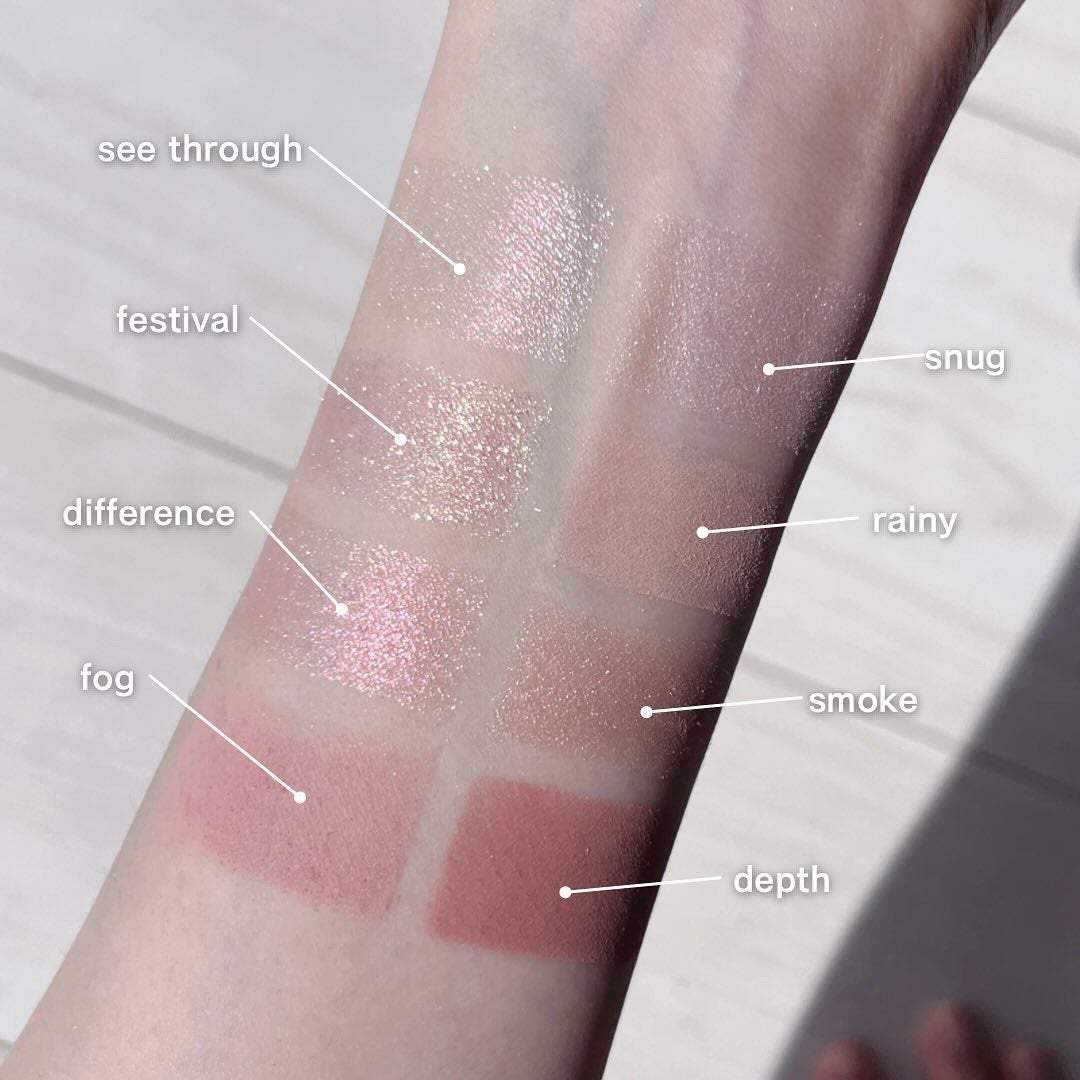 ソフトブラーリングアイパレット/wakemake/アイシャドウパレットを使ったクチコミ(4枚目)