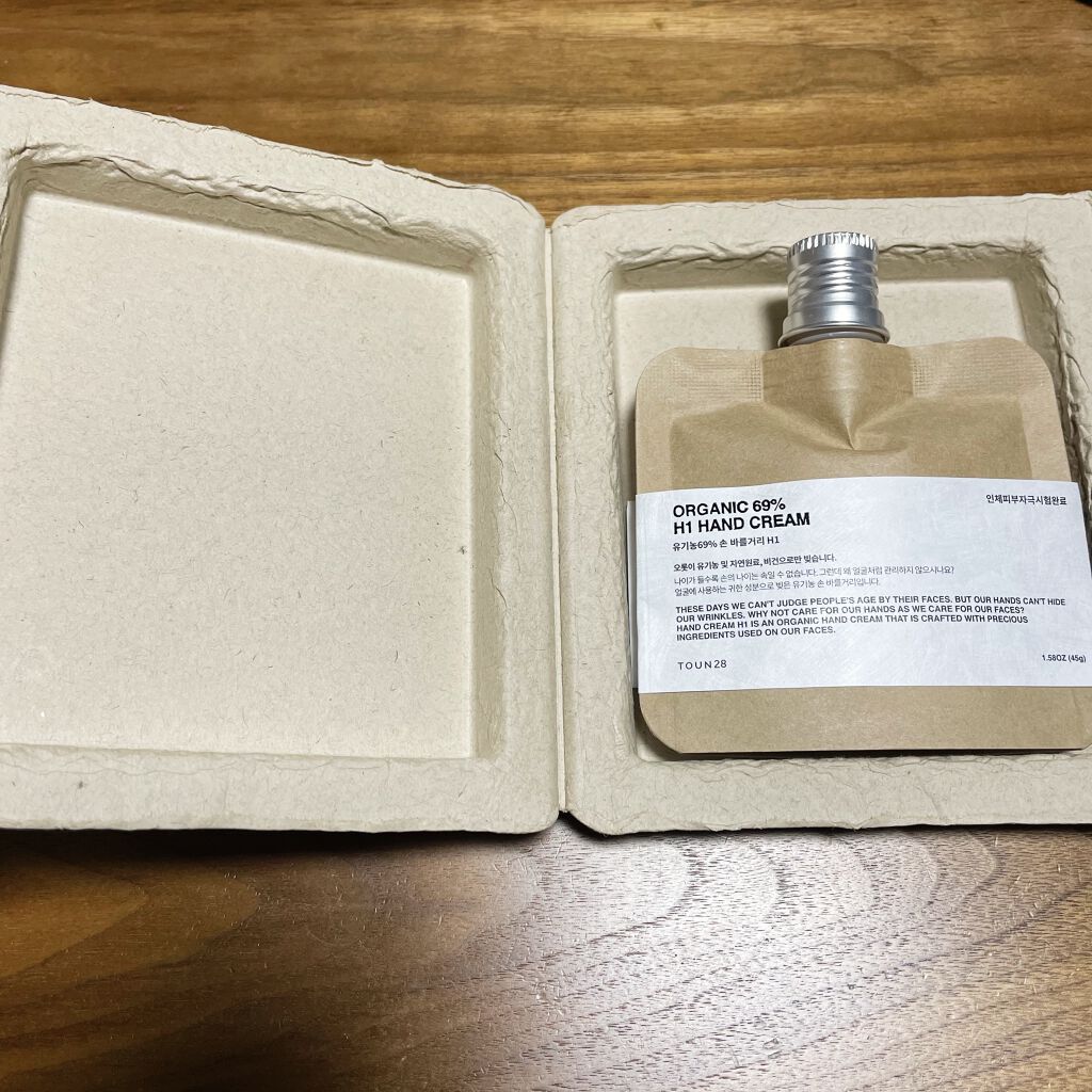 ORGANIC 69% H1 HAND CREAM/TOUN28/ハンドクリームを使ったクチコミ（3枚目）