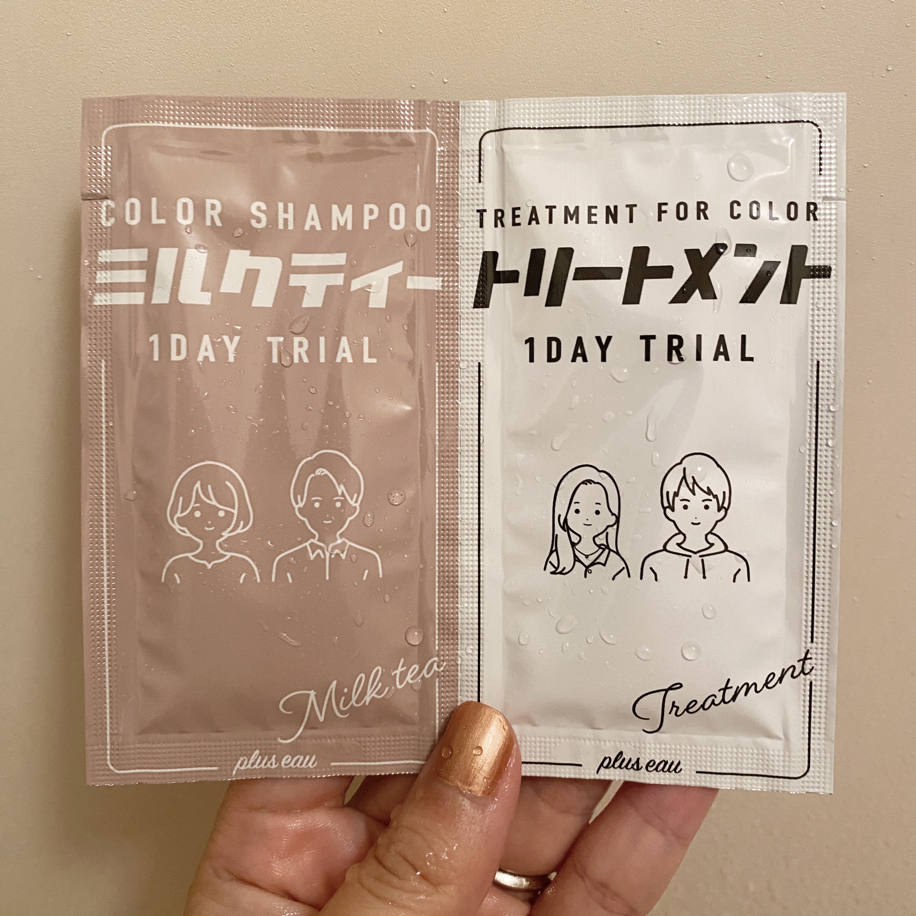 カラーシャンプー/トリートメント for color /plus eau/市販シャンプーを使ったクチコミ（1枚目）