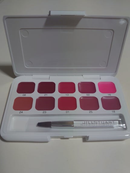 ジルスチュアート リップブロッサム グロウ 16 peach blossom blizzard/JILL STUART/口紅を使ったクチコミ(3枚目)