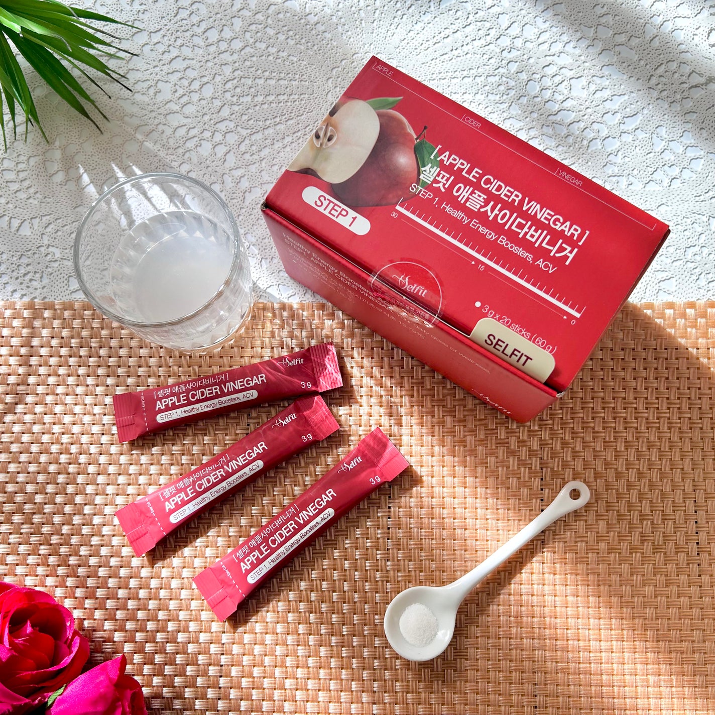 アップルサイダービネガー ダイエットデトックス血糖値ケアA.C.V/SELFIT /美容サプリメントを使ったクチコミ(1枚目)