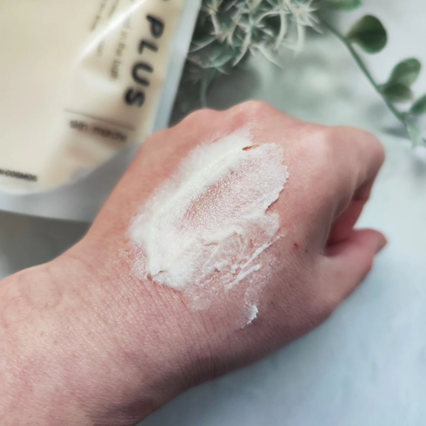 skinmarche WAOPLUS プラントベースミルクブースターマスク/ブレーンコスモス/洗い流すパック・マスクを使ったクチコミ（2枚目）