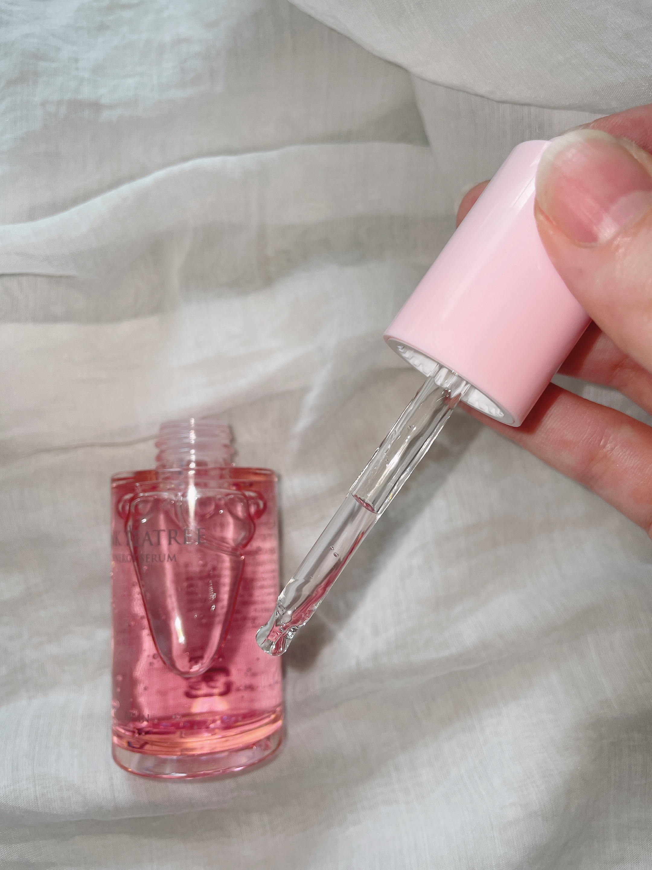 ピンクティーツリーシナジーセラム/APLIN/美容液を使ったクチコミ（3枚目）