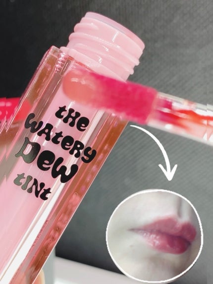 ザ ウォータリー デュー ティント シーズン3/MERZY/リップティントを使ったクチコミ(7枚目)