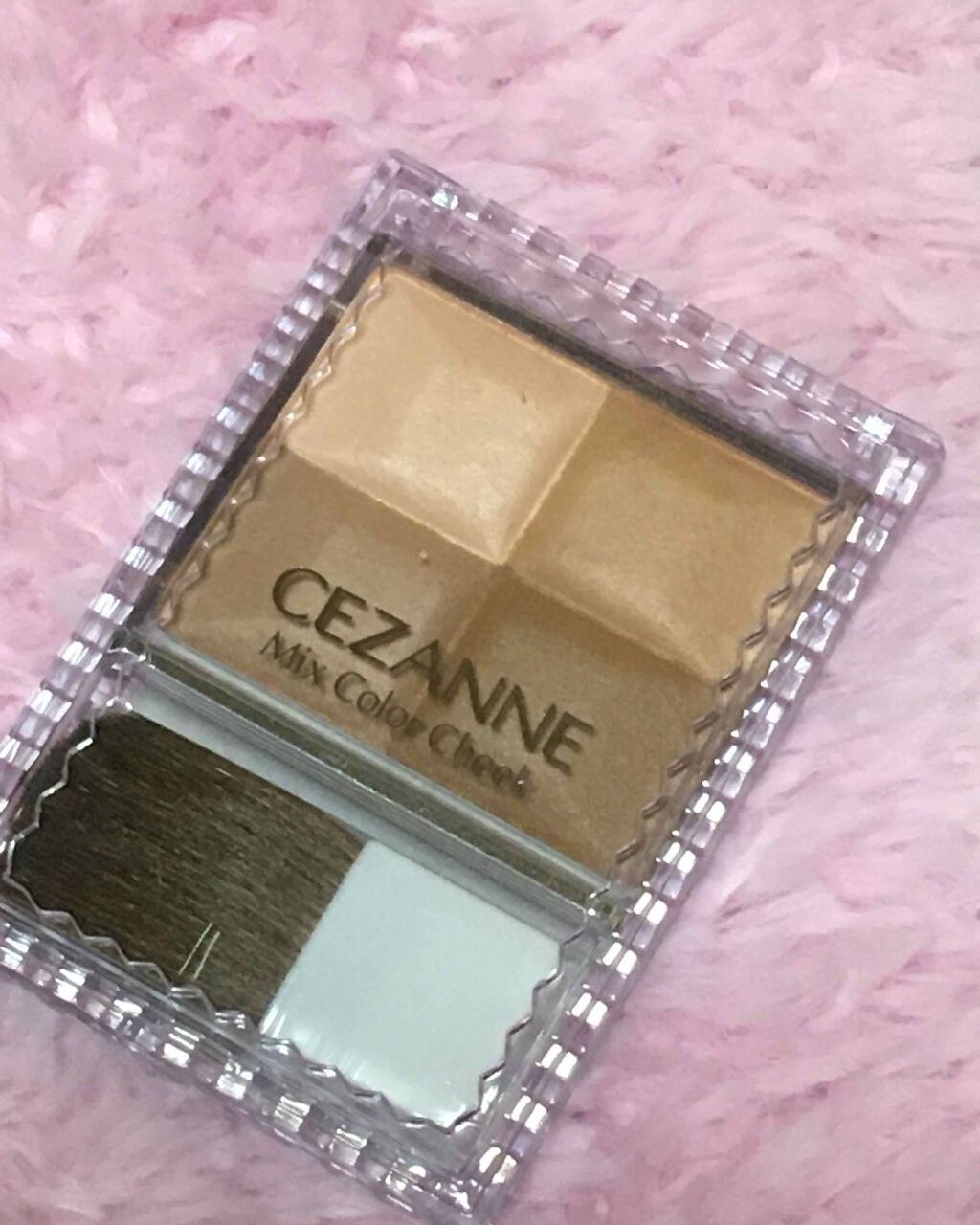 ミックスカラーチーク/CEZANNE/パウダーチークを使ったクチコミ（1枚目）
