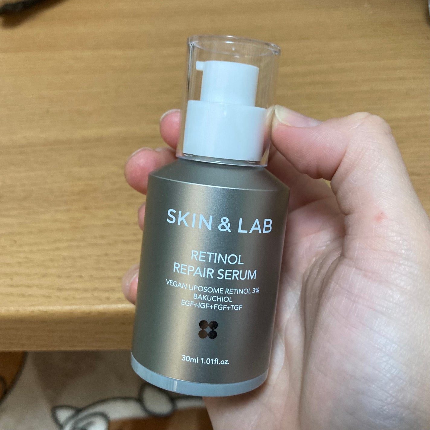 ヴィーガンリポソームレチノールセラム/SKIN&LAB/美容液を使ったクチコミ(1枚目)