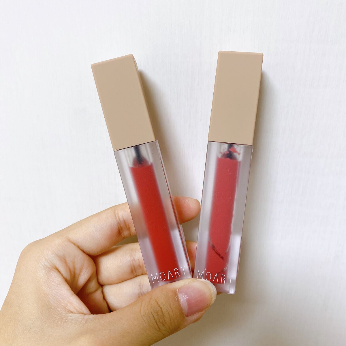 リキッドリップアート/MOART/口紅を使ったクチコミ(2枚目)