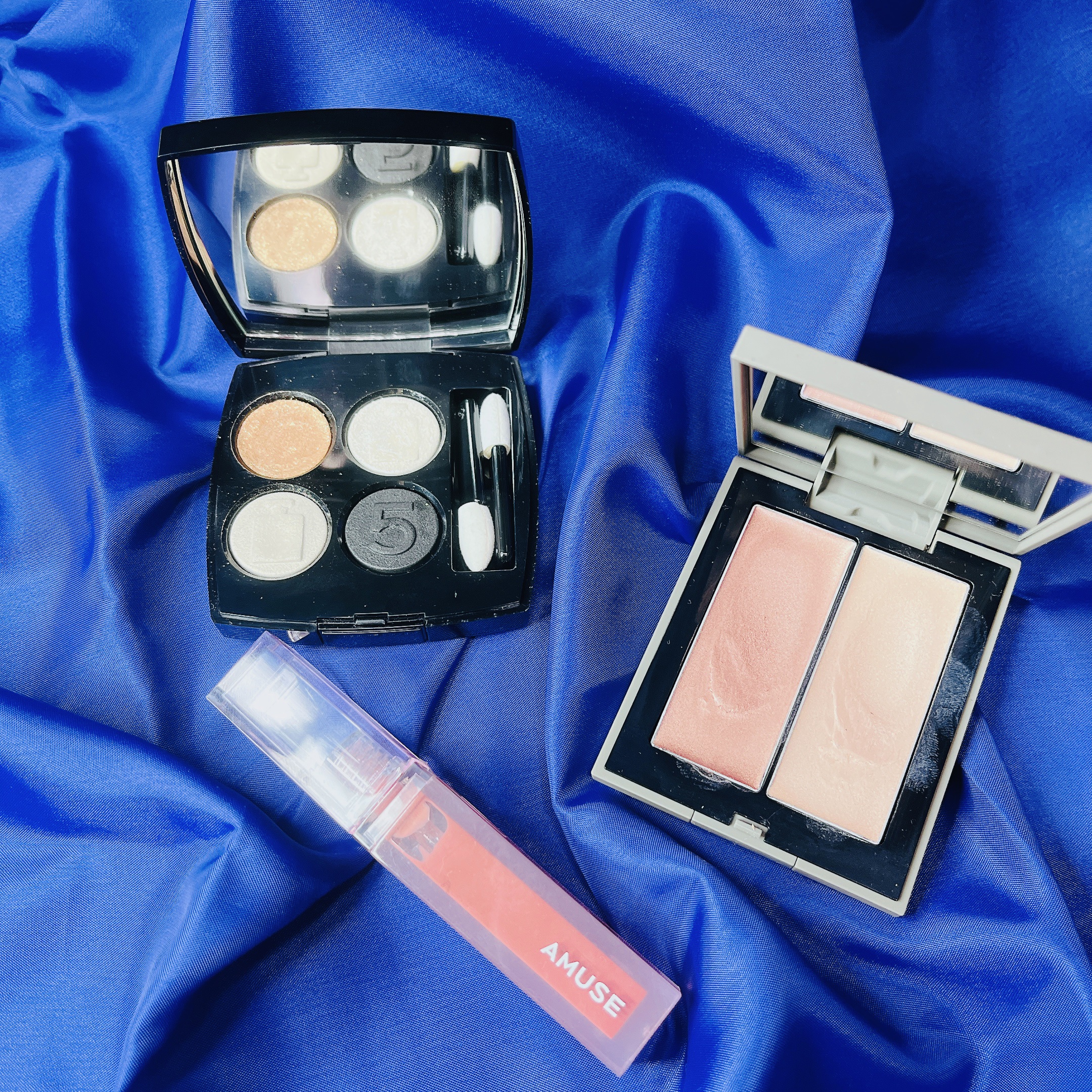 THREE シマリング グロー デュオ/THREE/クリームハイライトを使ったクチコミ（1枚目）