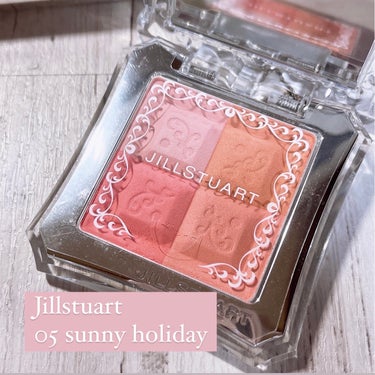 ミックスブラッシュ コンパクト N 05 sunny holiday/JILL STUART/パウダーチークを使ったクチコミ（1枚目）