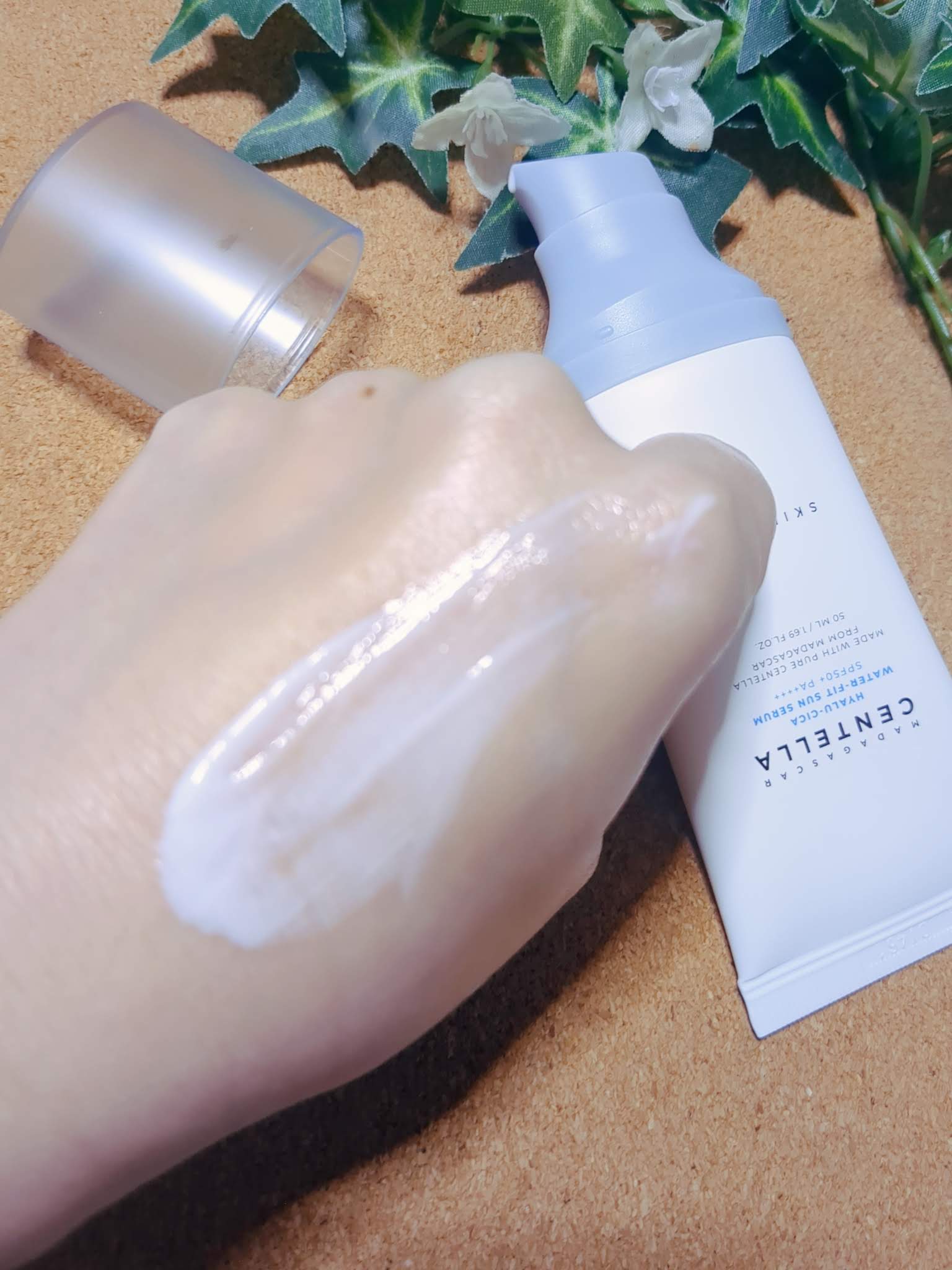 ヒアルーシカ ウォーターフィット サンセラム/SKIN1004/日焼け止めローションを使ったクチコミ（2枚目）