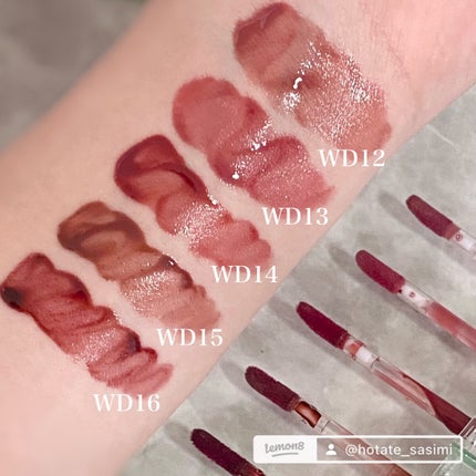 ザ ウォータリーデューティント/MERZY/リップティントを使ったクチコミ(3枚目)