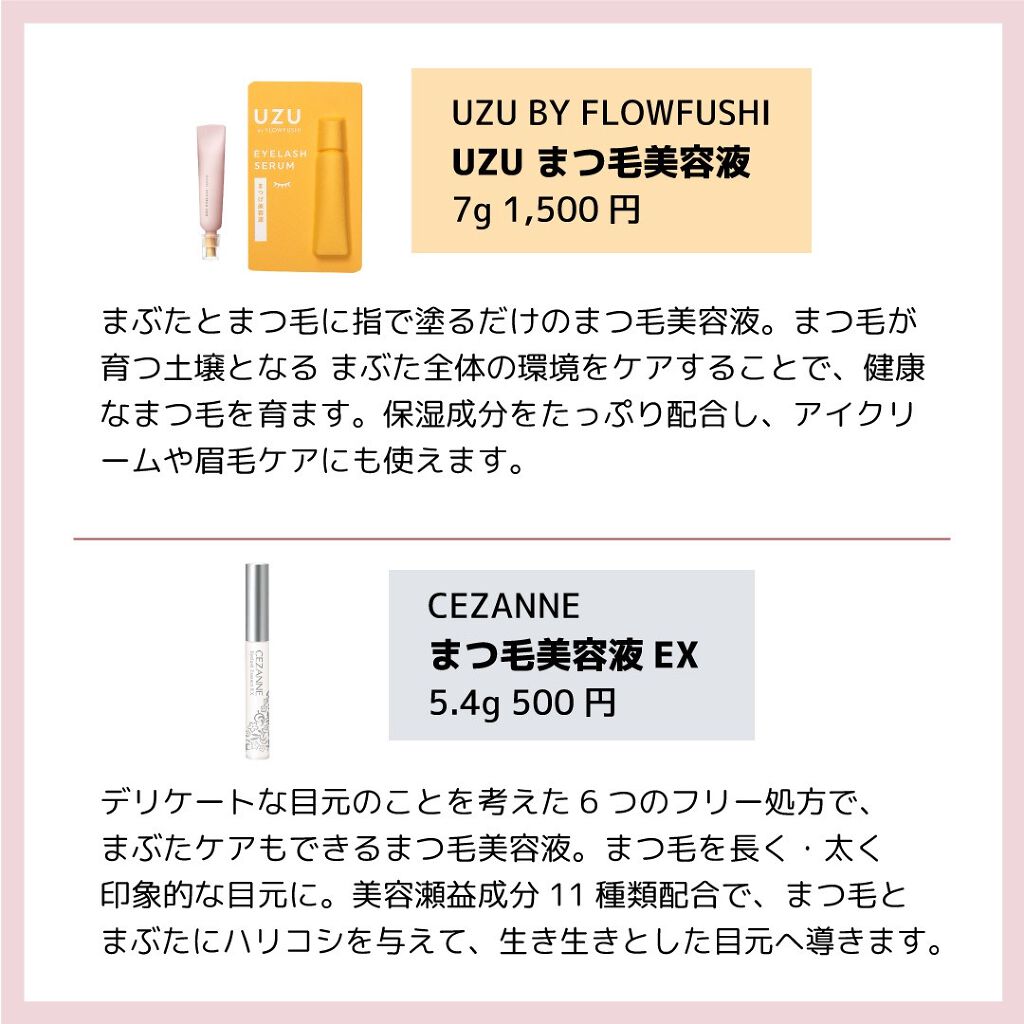 THE まつ毛美容液/UZU BY FLOWFUSHI/まつげ美容液を使ったクチコミ（3枚目）