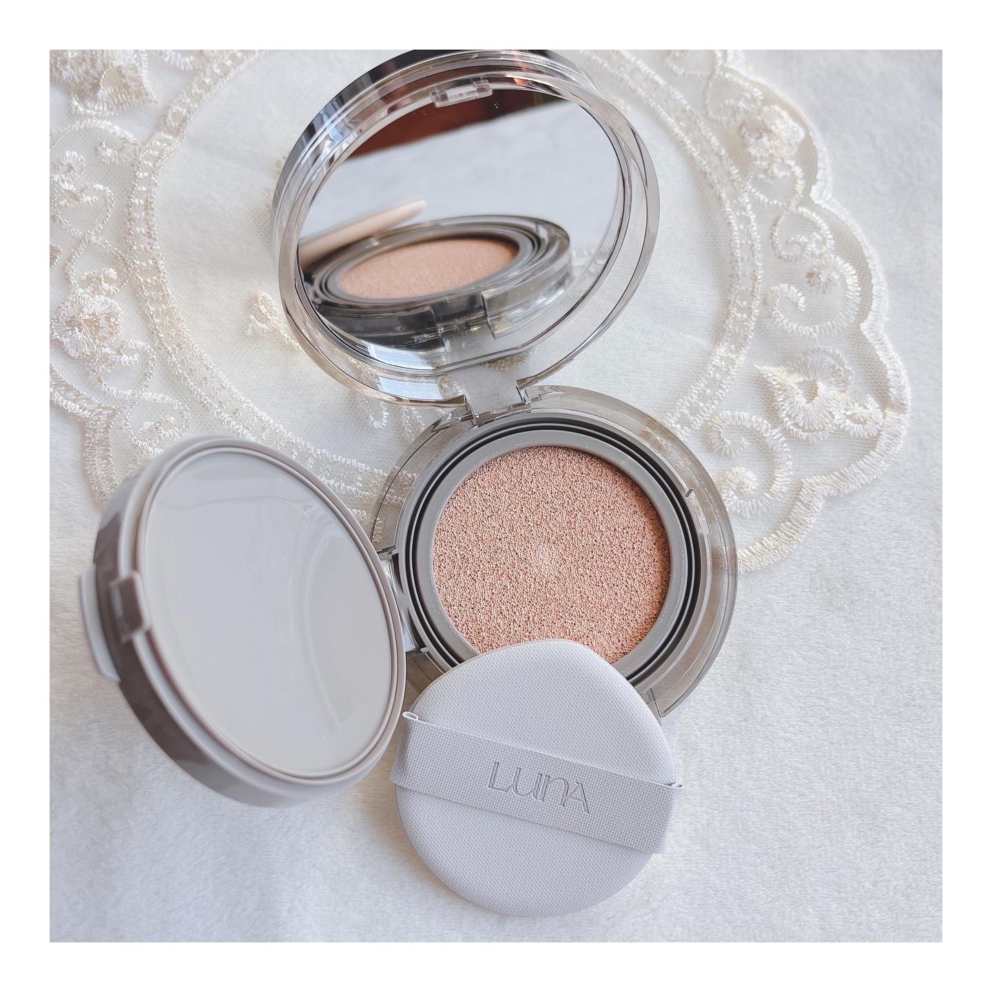 ブラーカバークッション/LUNA/クッションファンデーションを使ったクチコミ（3枚目）