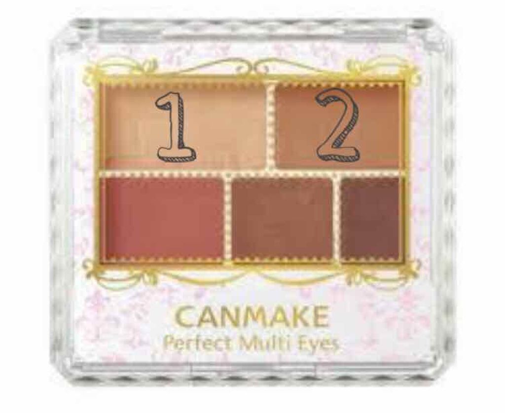 パーフェクトマルチアイズ/キャンメイク/アイシャドウパレットを使ったクチコミ（3枚目）