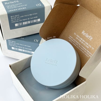 RELIFIT シカステイクッション/HOLIKA HOLIKA/クッションファンデーションを使ったクチコミ(6枚目)