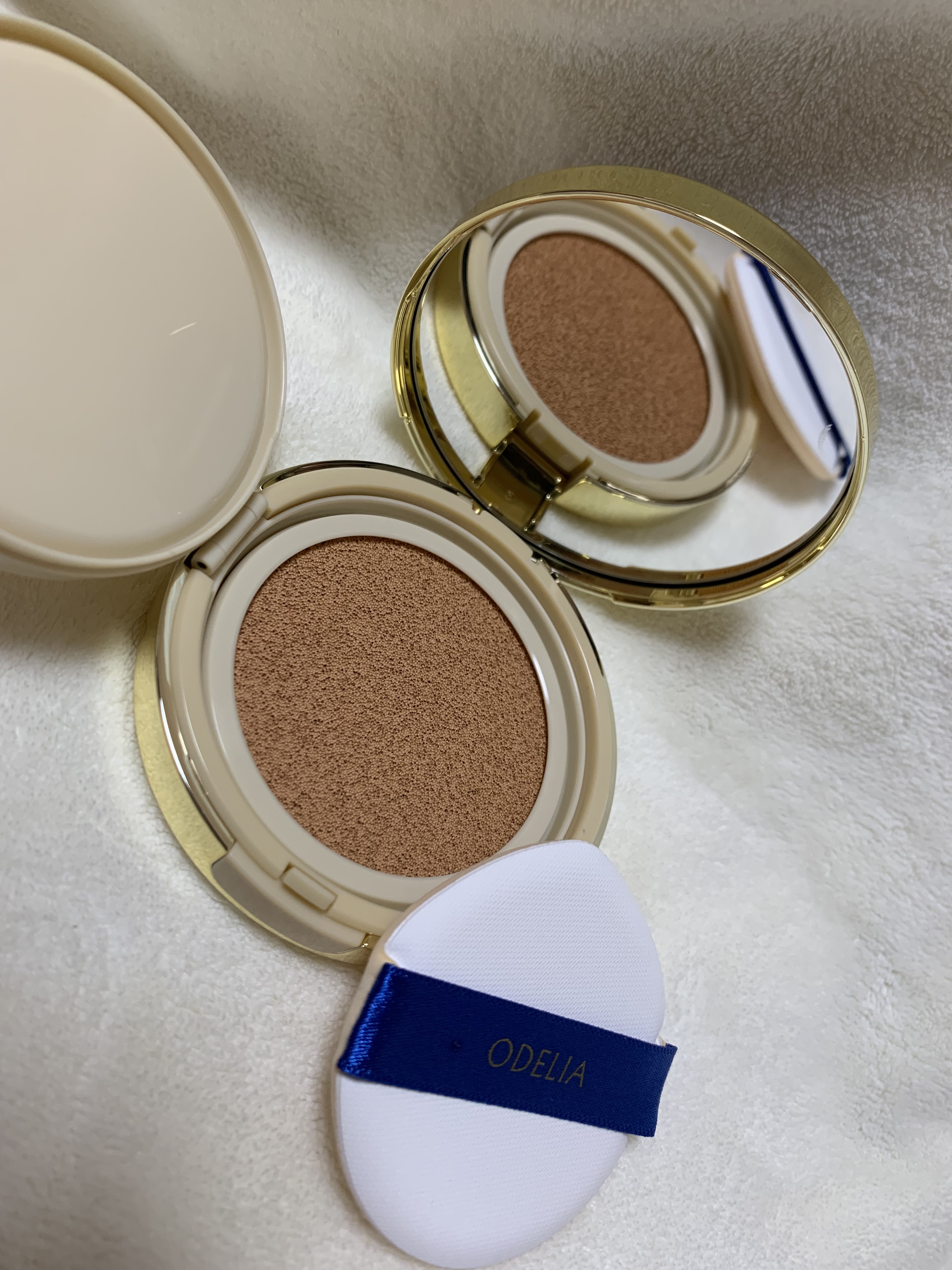 ルミナスフィット クッションファンデーション  02 ナチュラルオークル/ODELIA/クッションファンデーションを使ったクチコミ（3枚目）