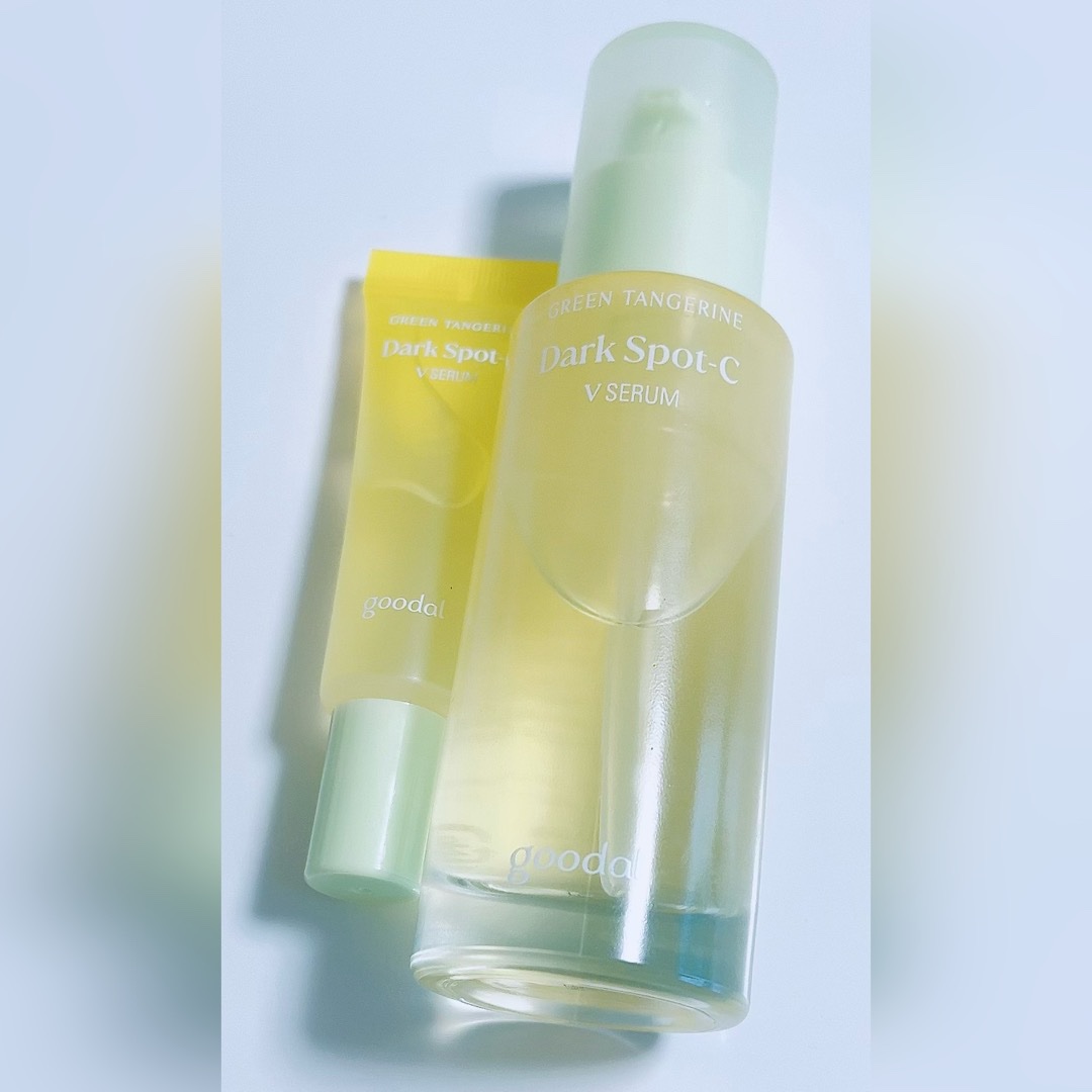 グリーンタンジェリン ビタC ダークスポットケアセラム 40ml+10mlミニセラム付セット/goodal/美容液を使ったクチコミ（2枚目）