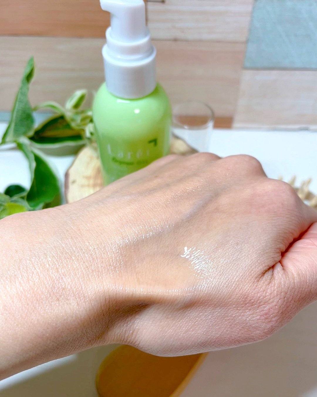 オーガニックオイル/Laret/ヘアオイルを使ったクチコミ（3枚目）