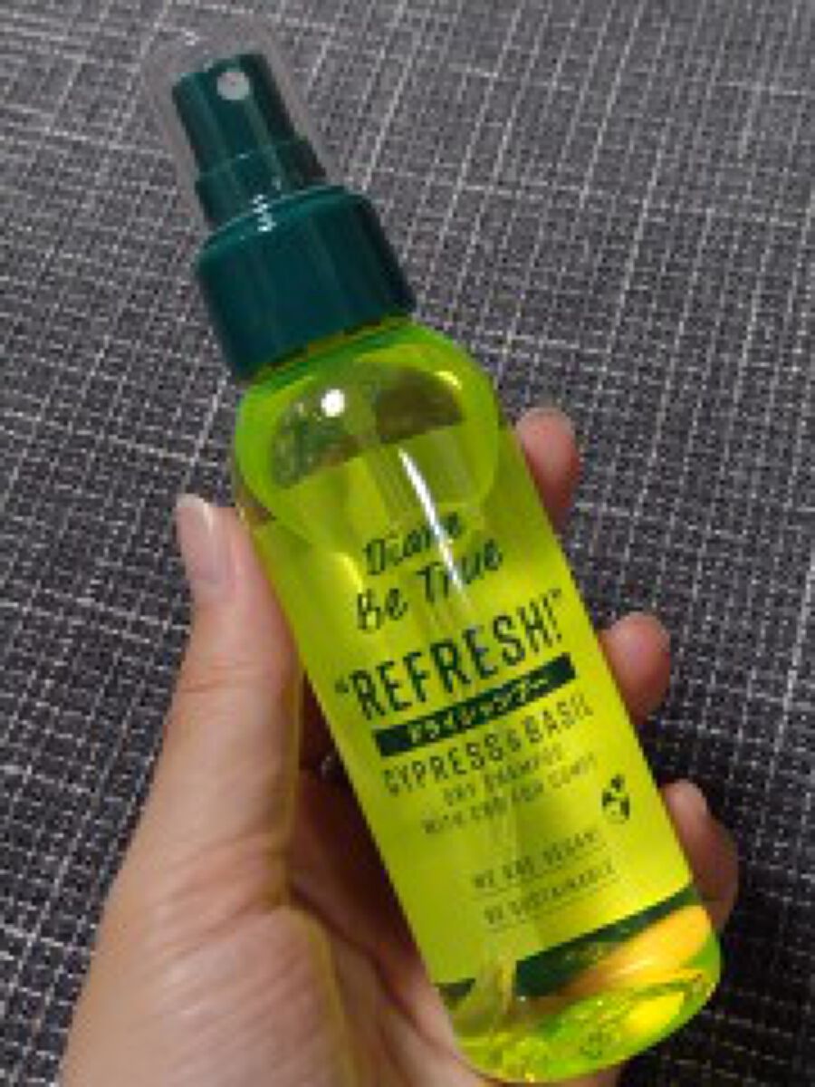 ビートゥルー ドライシャンプー パワーグリーンサラダの香り/ダイアン/ドライシャンプーを使ったクチコミ（1枚目）