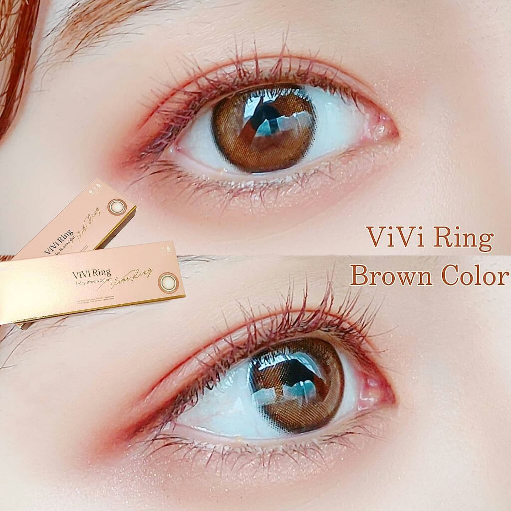 ViVi Ring 1Month/OLENS/カラーコンタクトレンズを使ったクチコミ(1枚目)