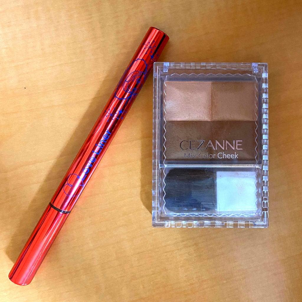 ミックスカラーチーク/CEZANNE/パウダーチークを使ったクチコミ(1枚目)