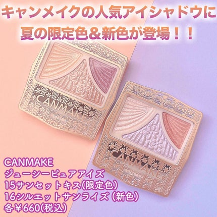 ジューシーピュアアイズ/キャンメイク/アイシャドウパレットを使ったクチコミ(2枚目)