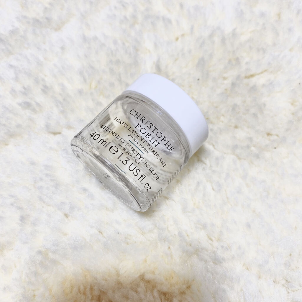 Cleansing Purifying Scrub with Sea Salt/Christophe Robin/ヘッドスクラブを使ったクチコミ（1枚目）