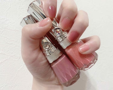 ネイルラッカー ダズリングビジュー 303 romantic gem/JILL STUART/マニキュアを使ったクチコミ（2枚目）