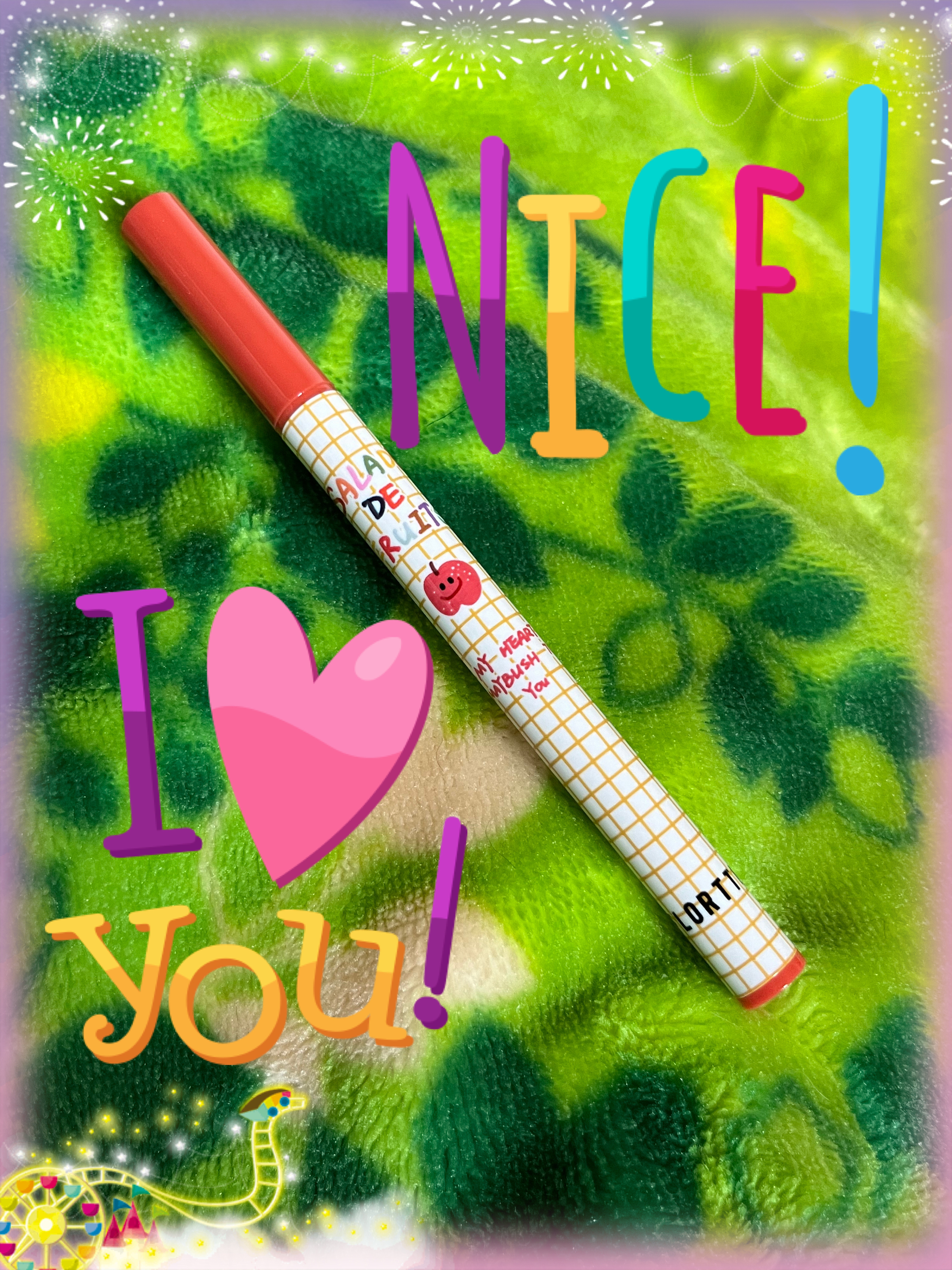 サラダdeフルーツカラーリキッドアイライナーWP 04 サンザシ/FLORTTE/リキッドアイライナーを使ったクチコミ（3枚目）