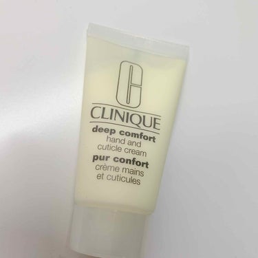 CLINIQUE ディープ コンフォート ハンド＆キューティクル クリームのクチコミ「CLINIQUE ディープコンフォート
ハンド & キューティクル (ハンドクリーム)
リッチ.....」（1枚目）