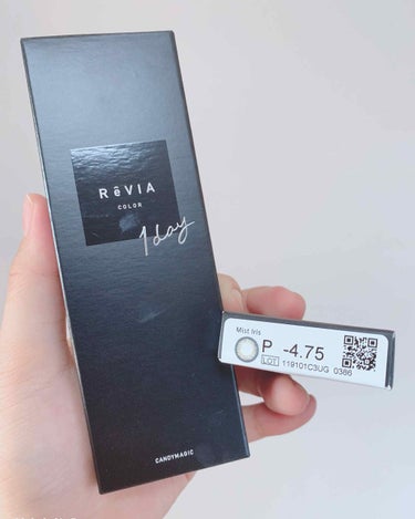 ReVIA 1day [COLOR] Mist Iris（ミストアイリス）/ReVIA/ワンデー（１DAY）カラコンを使ったクチコミ（1枚目）