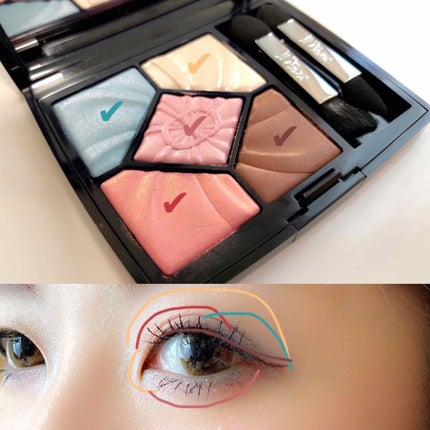 サンク クルール/Dior/アイシャドウパレットを使ったクチコミ(2枚目)