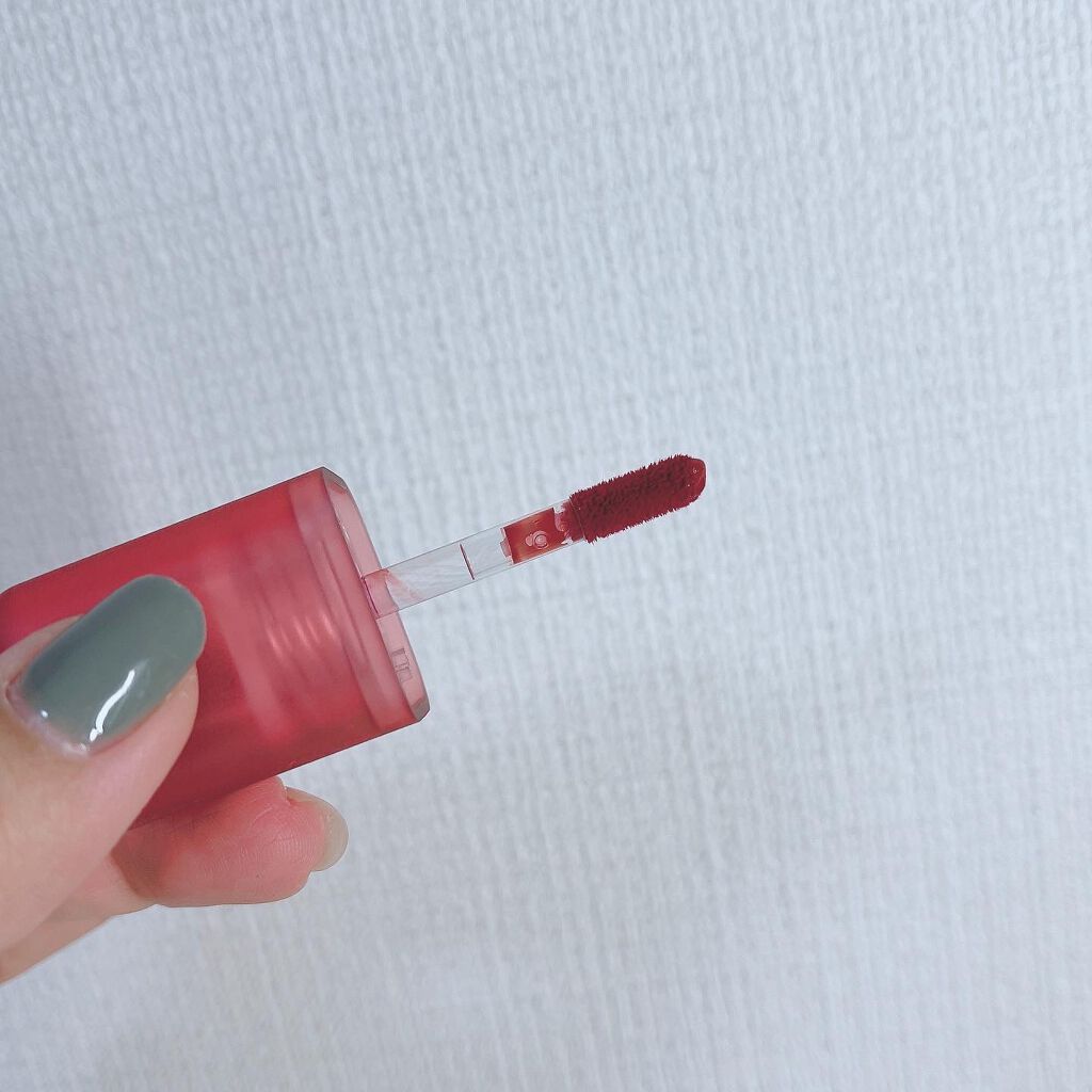 ドリップホットウォーターティント/BLACK ROUGE/リップティントを使ったクチコミ（3枚目）