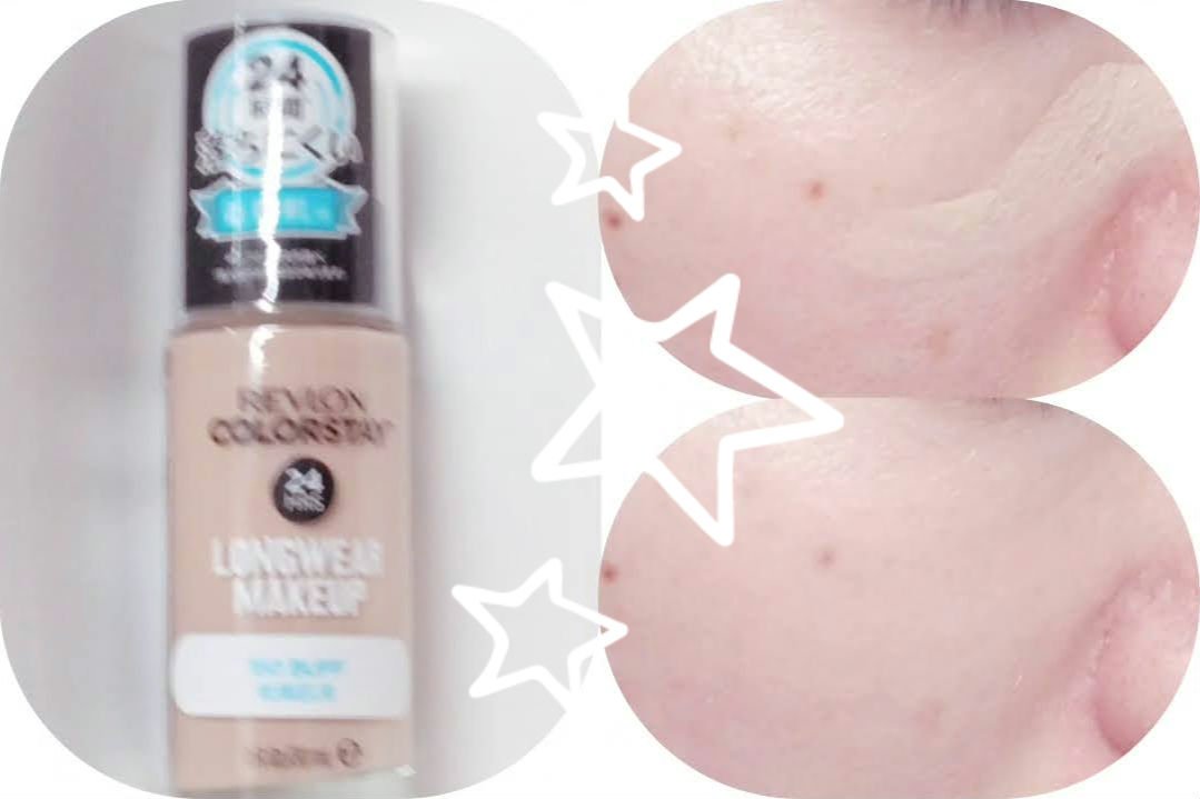 カラーステイ ロングウェア メイクアップ D/REVLON/リキッドファンデーションを使ったクチコミ（3枚目）