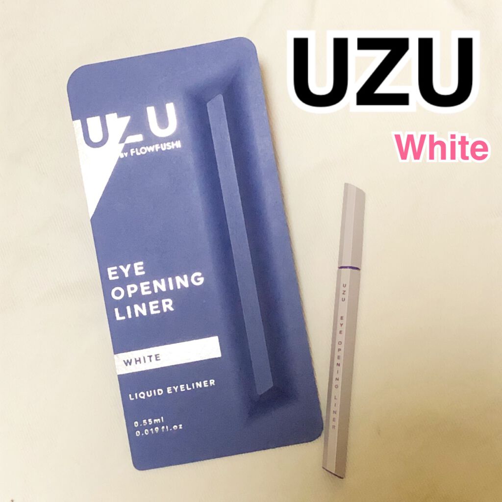 EYE OPENING LINER/UZU BY FLOWFUSHI/リキッドアイライナーを使ったクチコミ(1枚目)